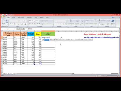 Excel Array easily step by step how to use array functions or formula with example