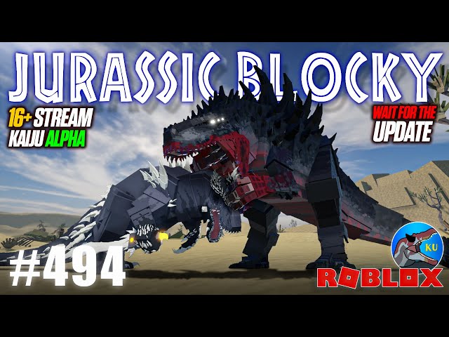 Jurassic Blocky! - Wait for Para Update - Dinosaurs Live - Day 494