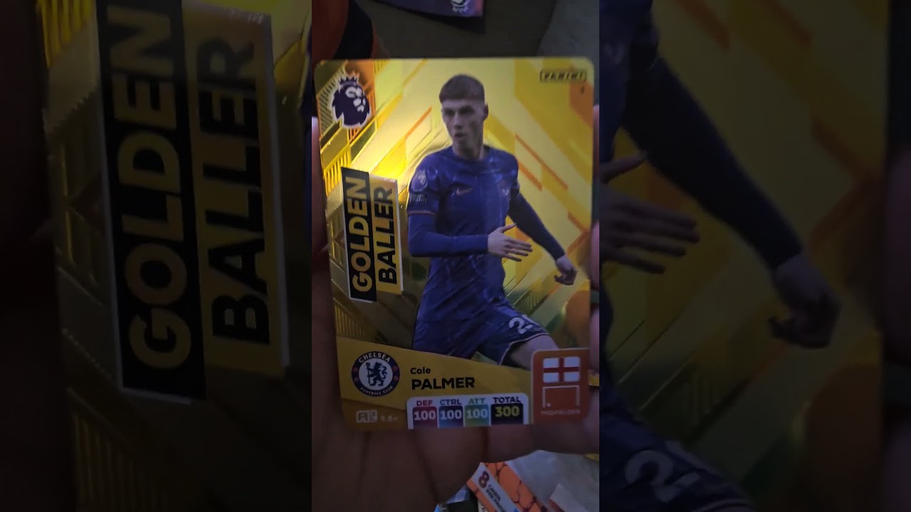 Golden Baller Cole Palmer * New Premier league 2025 cards