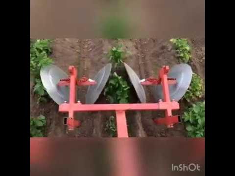 Самодельные дисковые окучники с адаптером - YouTube