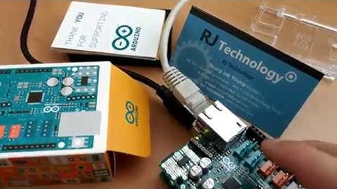 Arduino Uno 로 Arduino Ethermet Shield V2 를 사용해 IP 확인 및 웹서버 테스트 해보기