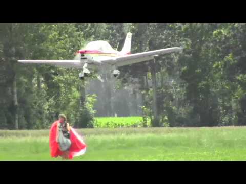 Air-Club d'Yverdon, Sierra P2002, HB-KOP, missed landing