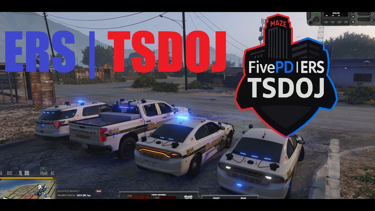 ERS | TSDOJ: Traffic stop warrant, driver arrested, Roxwood BC (2k60fps)