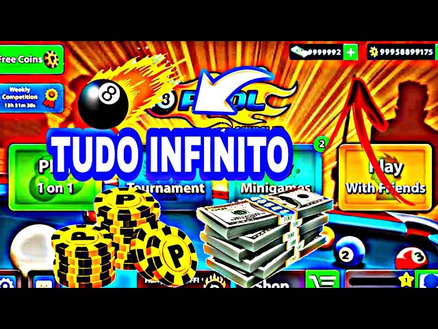 COMO CONSEGUIR DINHEIRO INFINITO E FICAR MILIONÁRIO NO 8 BALL POOL 