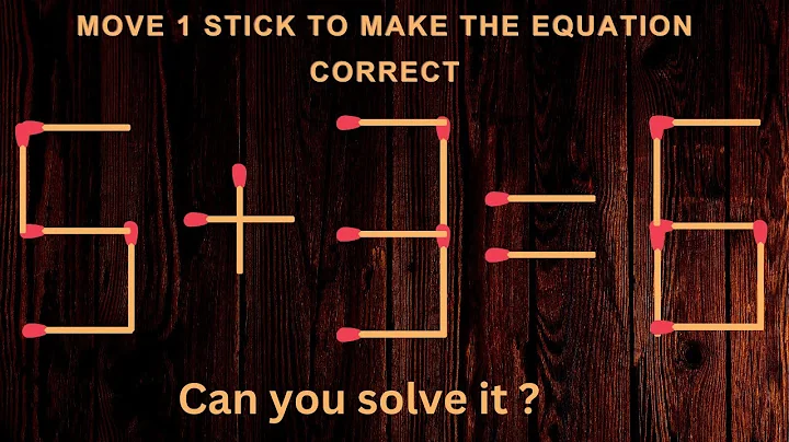 Turn the wrong equation into correct just in 1 move 5-1=8 #matchstick  #puzzle #matches #mathtricks