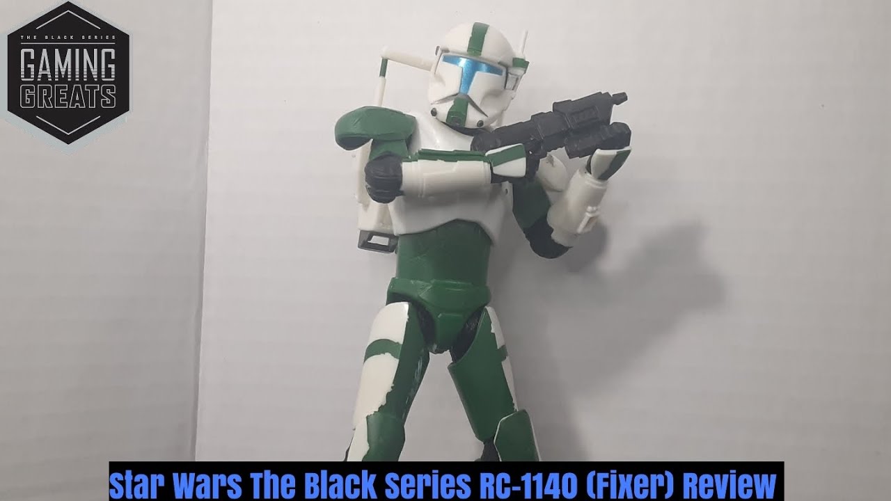 Star Wars The Black Series RC-1140 (Fixer) Figure Review