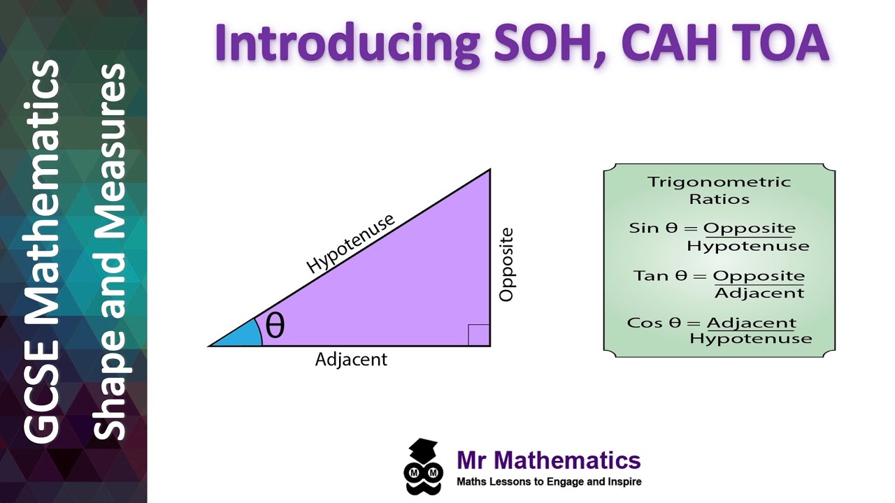 Calculating lengths of right-angled triangles using trigonometry 