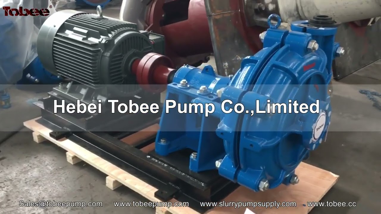 Tobee 3x2D HH pumps with 55kw electric motor