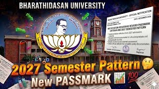 Bharathidasan University 2027 SEMESTER🤔 l PASSMARK📈 Update l BDU Update l BDU screenshot 2