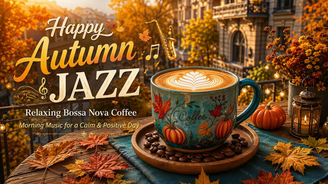 Happy Autumn Jazz Morning 🍁☕ Relaxing Bossa Nova Coffee Music