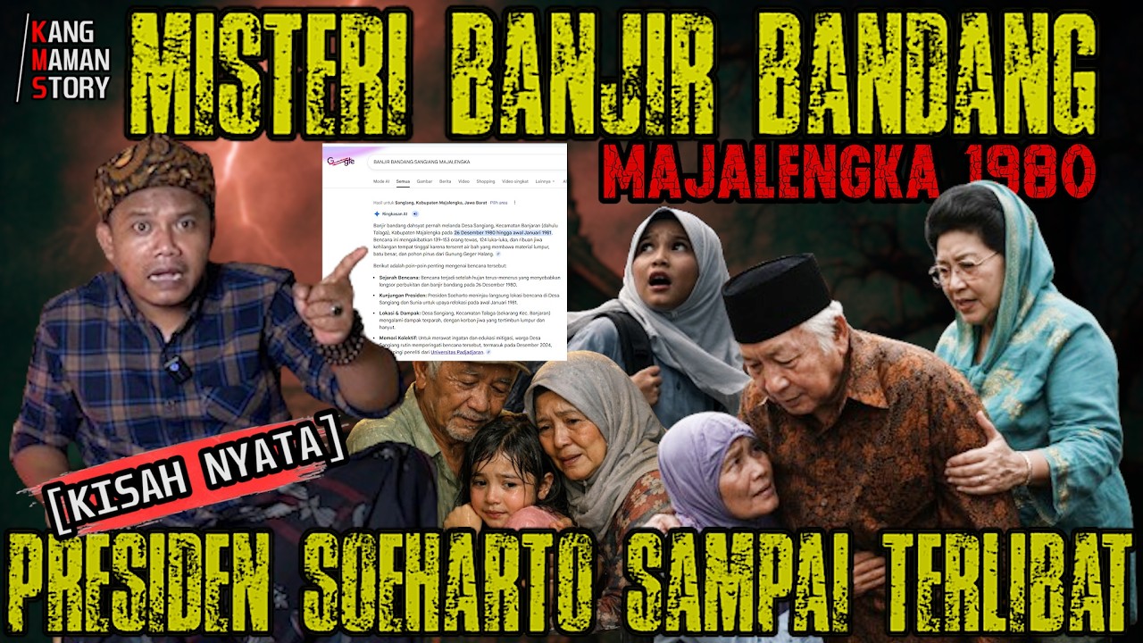 TERBONGKAR!! KISAH DI BALIK BENCANA BANJIR MAJALENGKA 1980 - PRESIDEN SOEHARTO SAMPAI TURUN TANGAN.