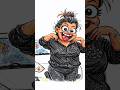 Real Photo vs Funny Cartoon Sketch 😂 | Viral Cartoon Drawing #shorts