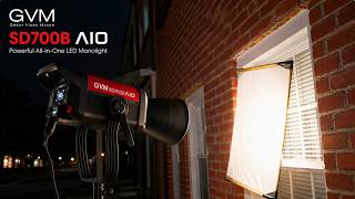 Fast Cinematic Lighting with this 700W Movie Theater Photography Light | GVM SD700B AIO Review