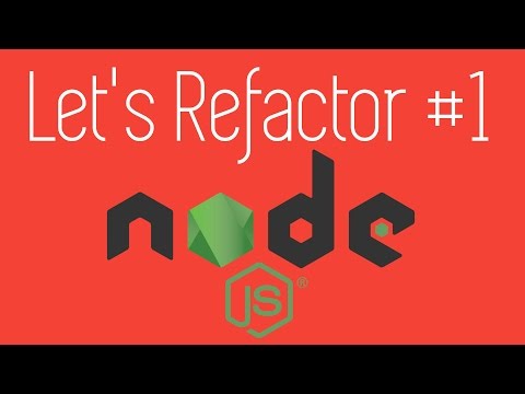 Node.js Refactor Timelapse