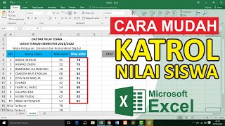 Cara Mudah Katrol Nilai Siswa di Microsoft Excel