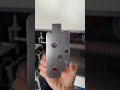 Flat surface deburring machine is cleaning the deburr of the parts. #metalworking #deburring
