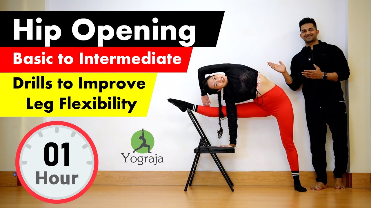 Improve Your Leg Flexibility | Hip Opening Yoga (Basic to Intermediate Level) Yograja