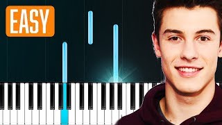 Shawn Mendes - "In My Blood" 100% EASY PIANO TUTORIAL chords