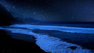 24\7 Ocean Waves for Deep Sleep Waves Crashing on Beach at Night for Insomnia. Wave Sounds to Relax