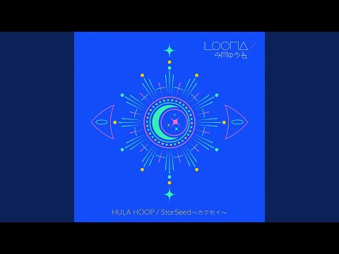 LOONA HULA HOOP LINE MUSICキャンペーン　当選　ポスター LOONA talk about their signature 