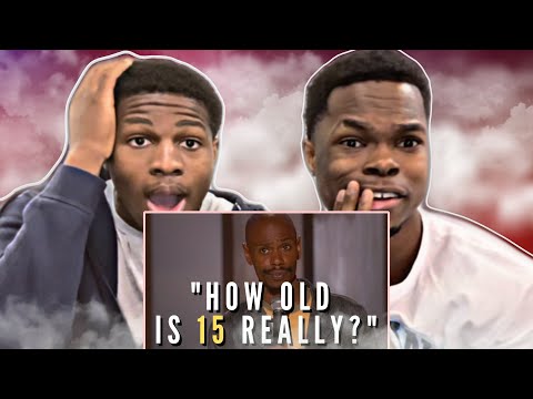 Dave Chappelle - How Old Is Fifteen Really? REACTION! TOO FUNNY* 😭😂😂