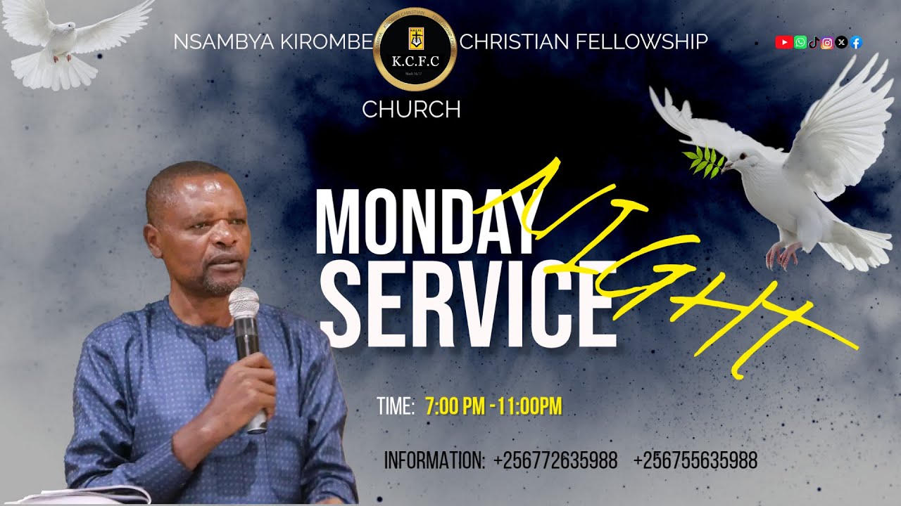 MONDAY NIGHT SERVICE WITH PASTOR JOHN MARK SSEBUGENYI @ N.K.C.F.C ON 02ND/FEB/2026