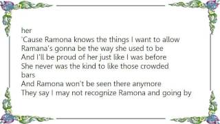 Waylon Jennings - My Ramona Lyrics