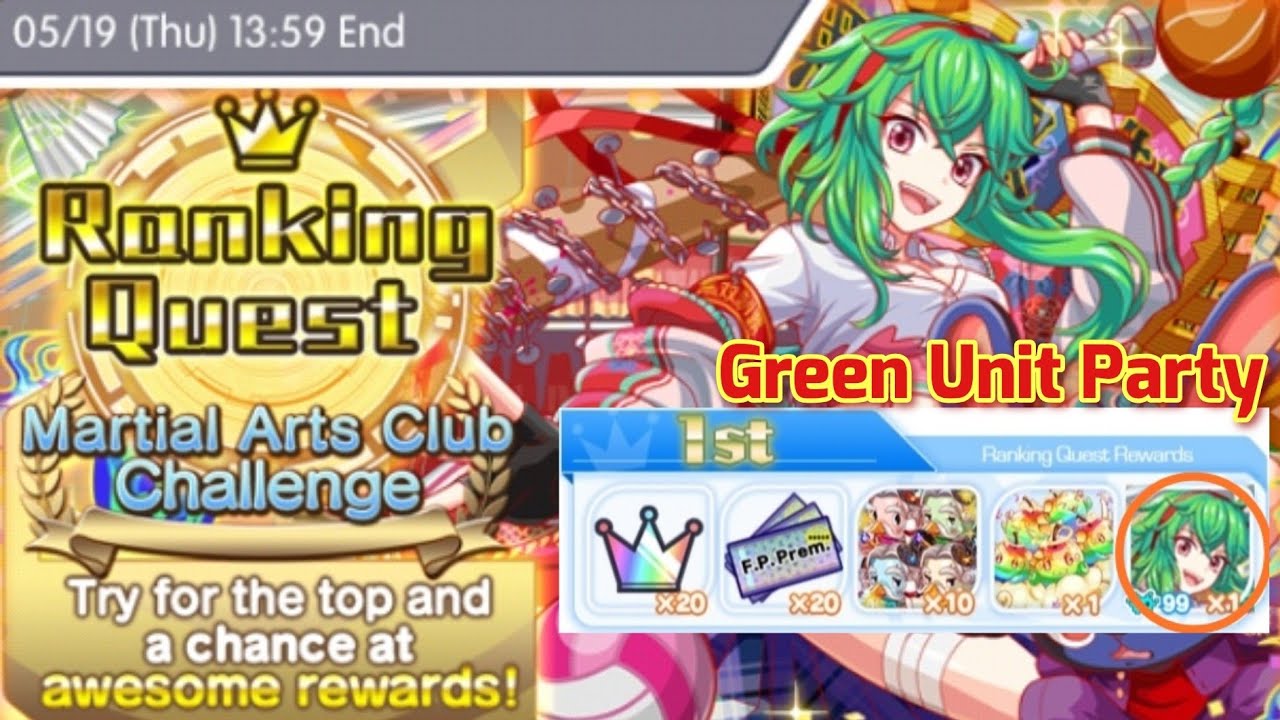 Martial Art Club Challenge Ranking Quest CRASH FEVER YouTube