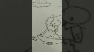 Famous Simon's cat. comic strip drawing Wealth