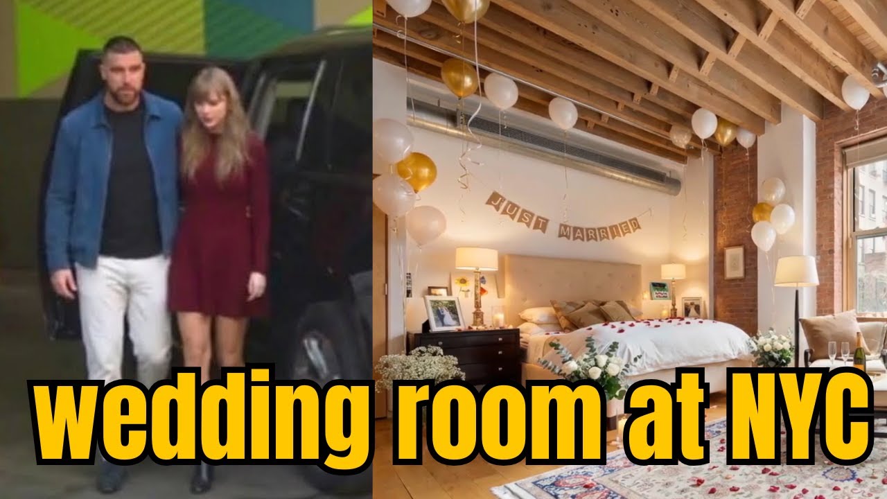 Exclusive: Taylor Swift and Travis Kelce Officially Take Over Their Wedding Room in New York City