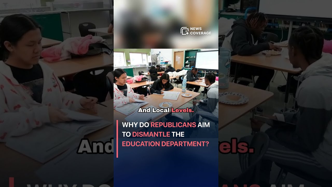 Why Do Republicans Aim To Dismantle The Education Department Politics