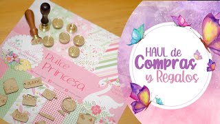 HAUL de compras y regalos SCRAPBOOK ft. Beebeecraft y Dulce Manzana