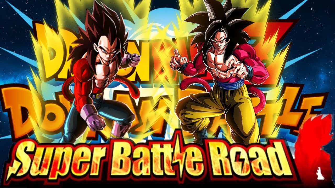 LR SUPER SAIYAN 4 GOKU & SUPER SAIYAN 4 VEGETA VS SUPER BATTLE ROAD