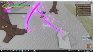 Yba Showcasing The Spirit Bomb Sword Anubis Skin