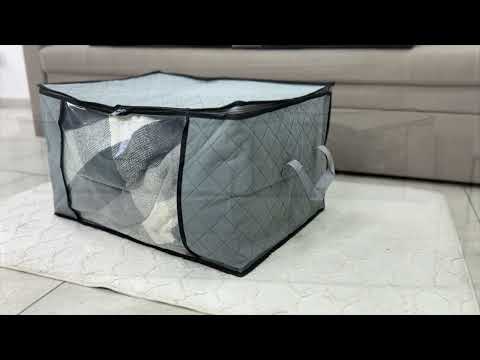 Комплект органайзерів LUMINARIA STORAGE BAG 3 шт для зберігання речей та одягу 60x43x35см, видео 1