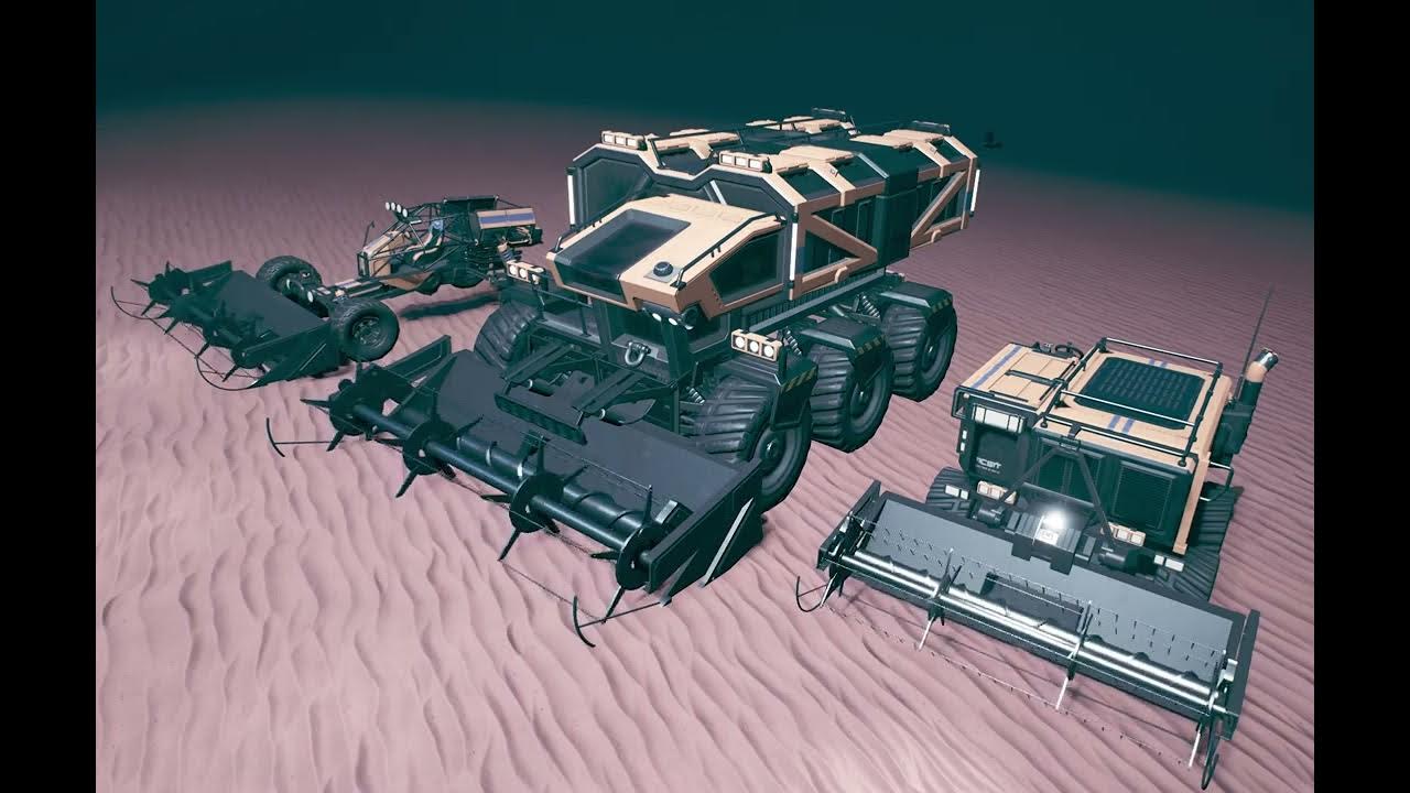 Progress on the Harvester Tractors mod Satisfactory YouTube