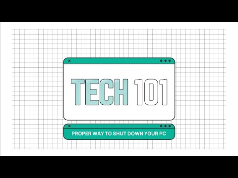 Tech 101 -  Cara Mematikan Laptop dengan Benar - video from Hypernet Technologies