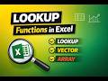 Excel LOOKUP Function in Hindi | Vector & Array Form Explained with Example | Excel Tutorial
