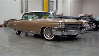 1963 Cadillac Eldorado 2 Door Hardtop in Frost Gold & Engine Sound - My Car Story with Lou Costabile