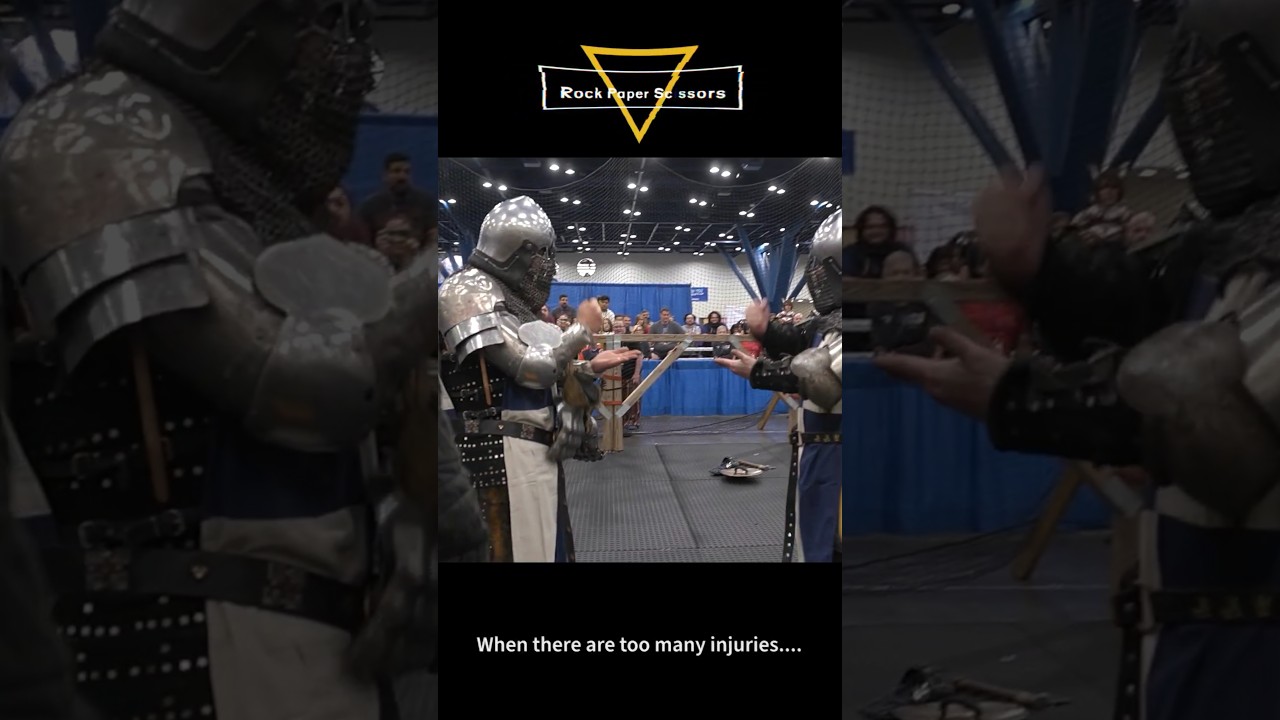 Knights BATTLE ...with Rock Paper Scissors?