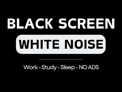 White Noise Black Screen No Ads | Uninterrupted 3 Hours of White Noise for Sleep and Study Focus