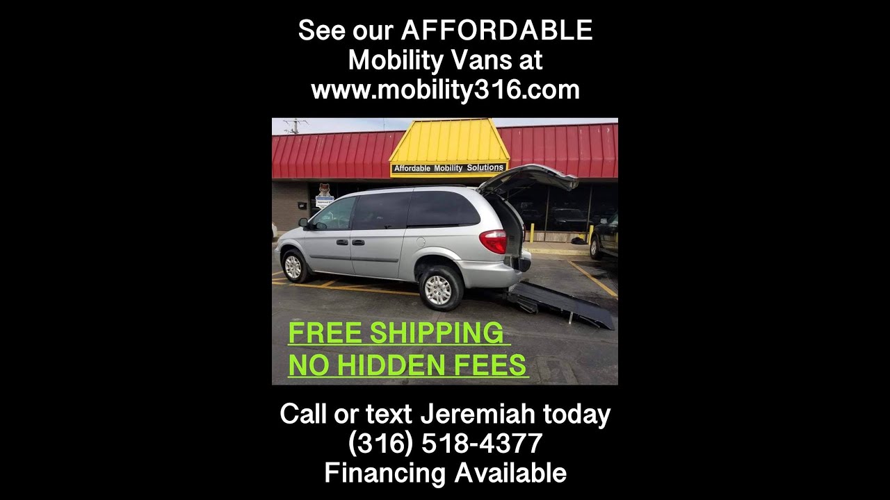 Wheelchair/mobility van 2007 Dodge Caravan SE (0617), 114k Miles, $14,999