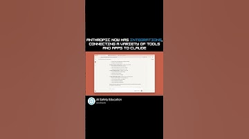 🚨 Anthropic releases Integration, connecting Claude to tools across the web #claude#ai#productivity