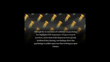 Are We Wasting a Good Crisis? The Availability of Psychological Research Data after t... | RTCL.TV