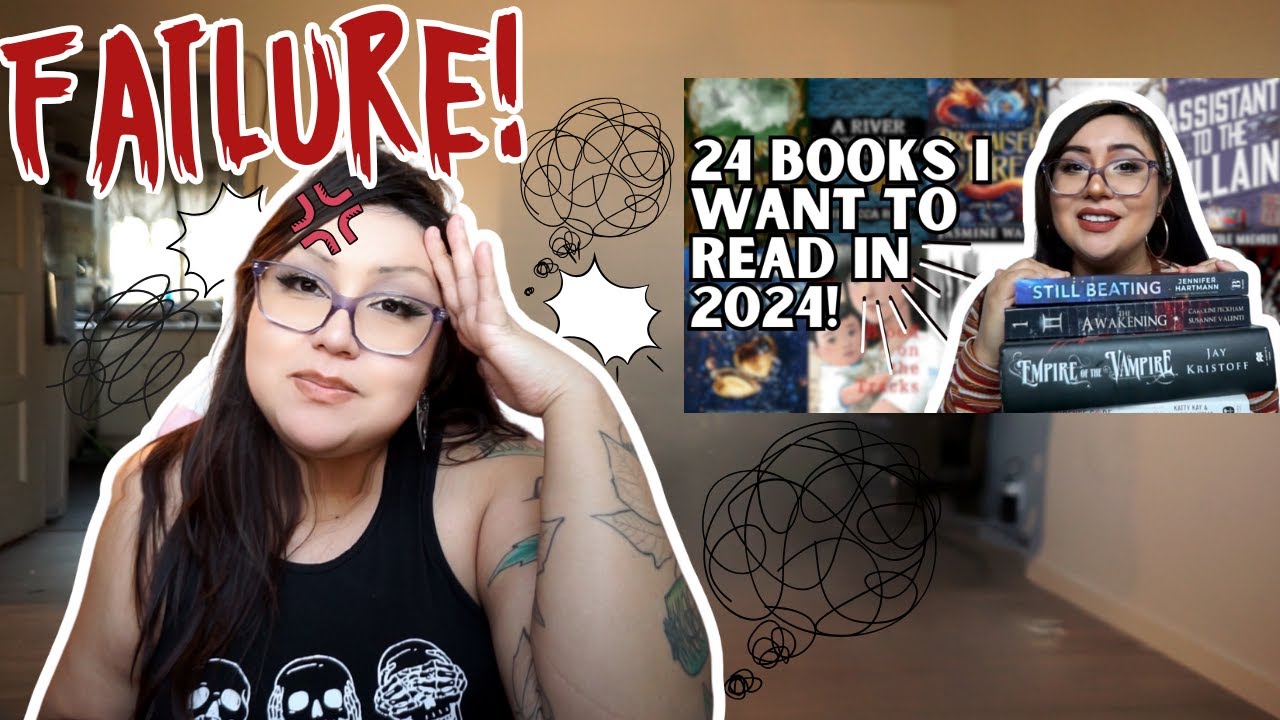 I FAILED My 2024 Reading Challenge! 😱 How Many of These 24 Books Did I Actually Read?