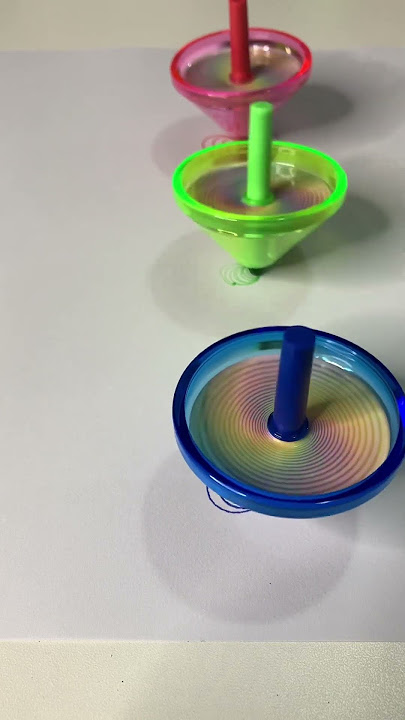 3 Spinning Top Markers #fun #satisfying #colors #funartclips
