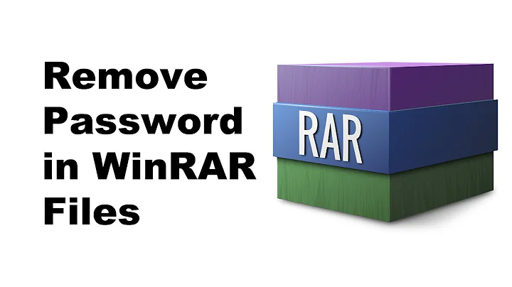 Remove WinRAR Password