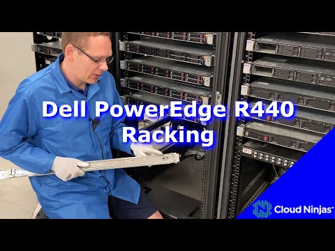 Dell PowerEdge R440 | How To Rack a Server | Server Racking | Sliding Rails | Rackmount Server