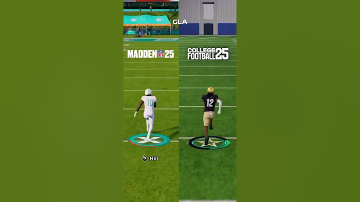 Madden 25 vs. College Football 25 Race | Tyreek Hill , Travis Hunter PS5