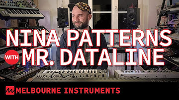 NINA Patterns by Mr. Dataline: Analog Motorized Polysynth by Melbourne Instruments